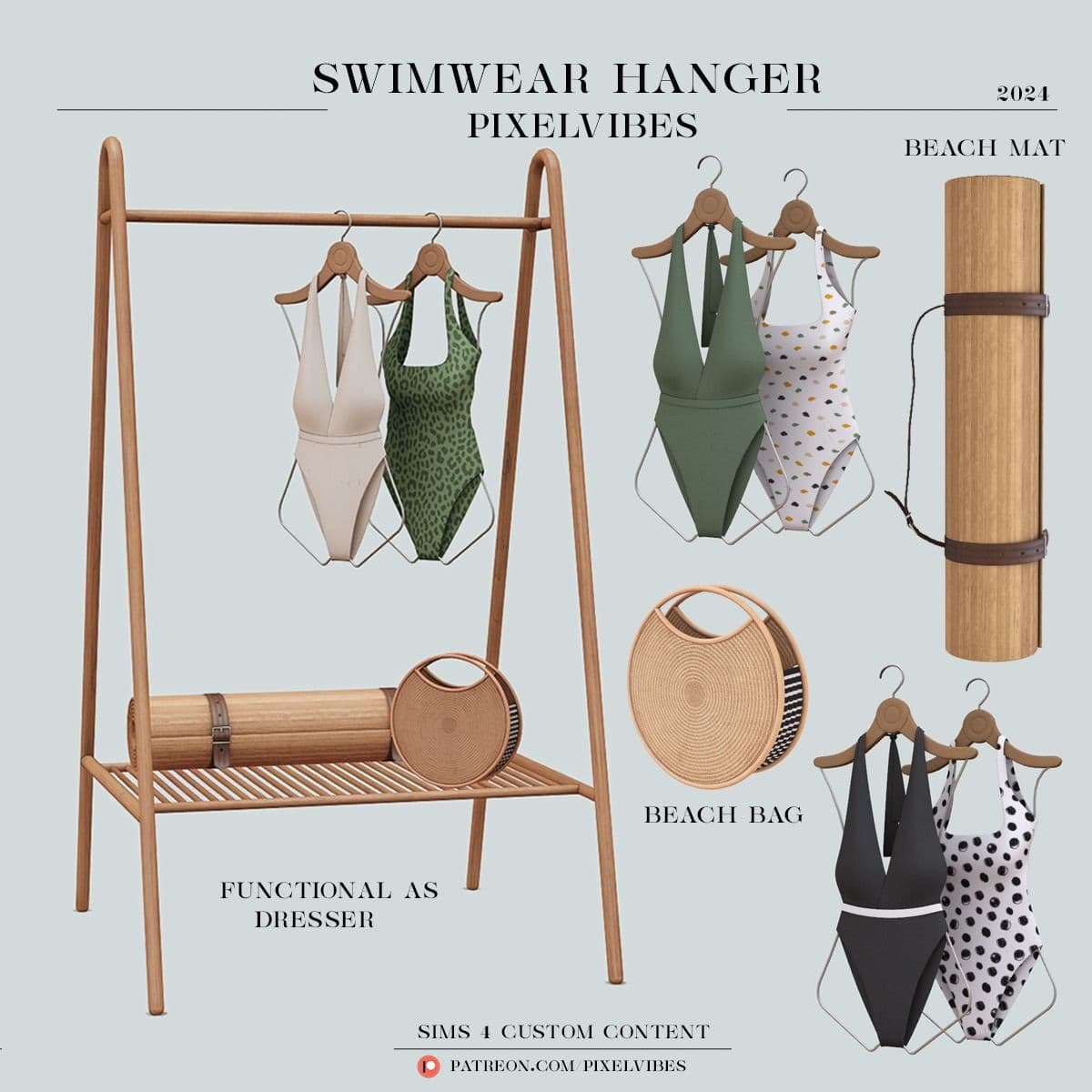 Скриншот мода Рейл с купальниками Swimwear Hanger